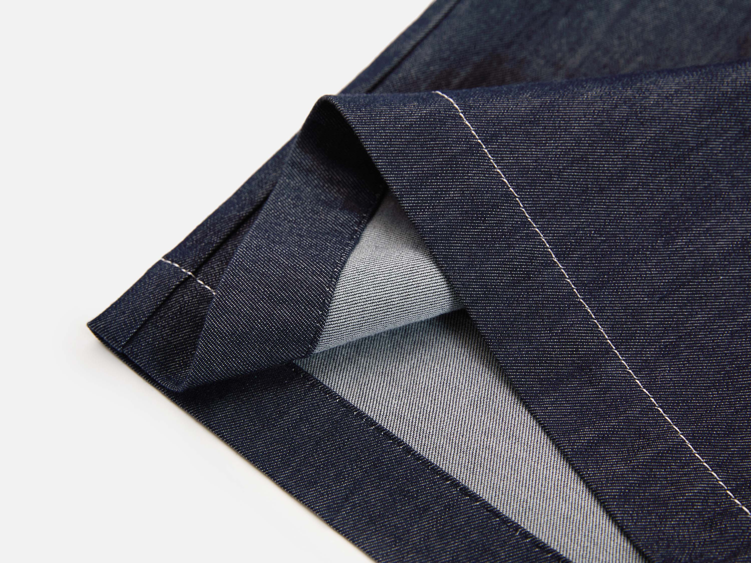 EP YAYING Relaxed High-Waisted Denim Straight-Leg Pants