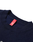 YAYING Ruyi Mountain Sea Jacquard Short-Sleeve Knit Top