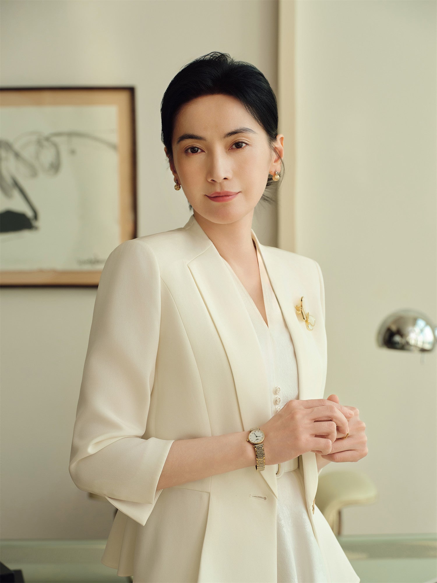 YAYING Mulberry Silk Sleeveless Shirt EPKES2304AW