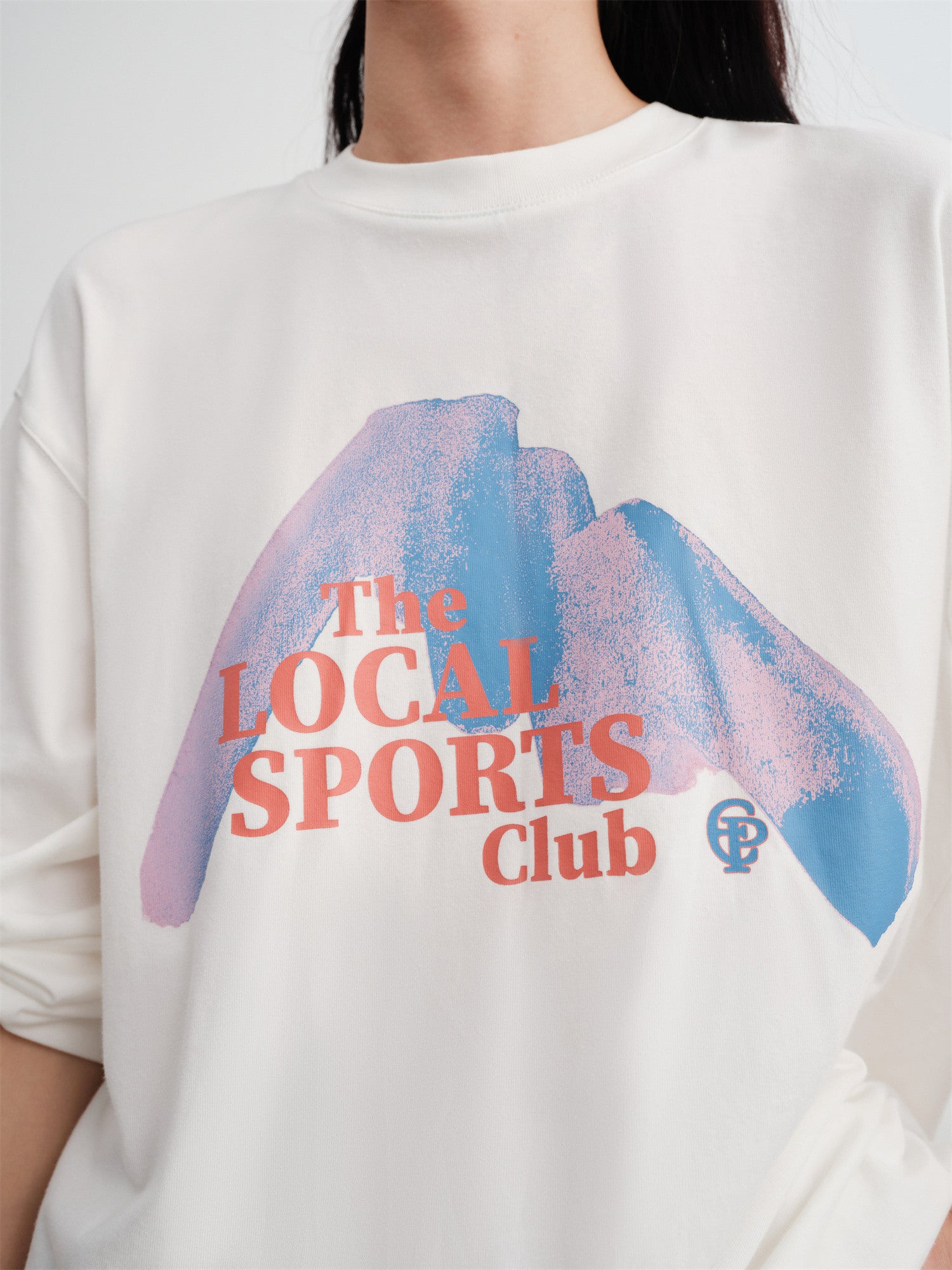 トップス ACLENT Point logo short sweat shirt ACLENT【Point logo short sweat shirt】