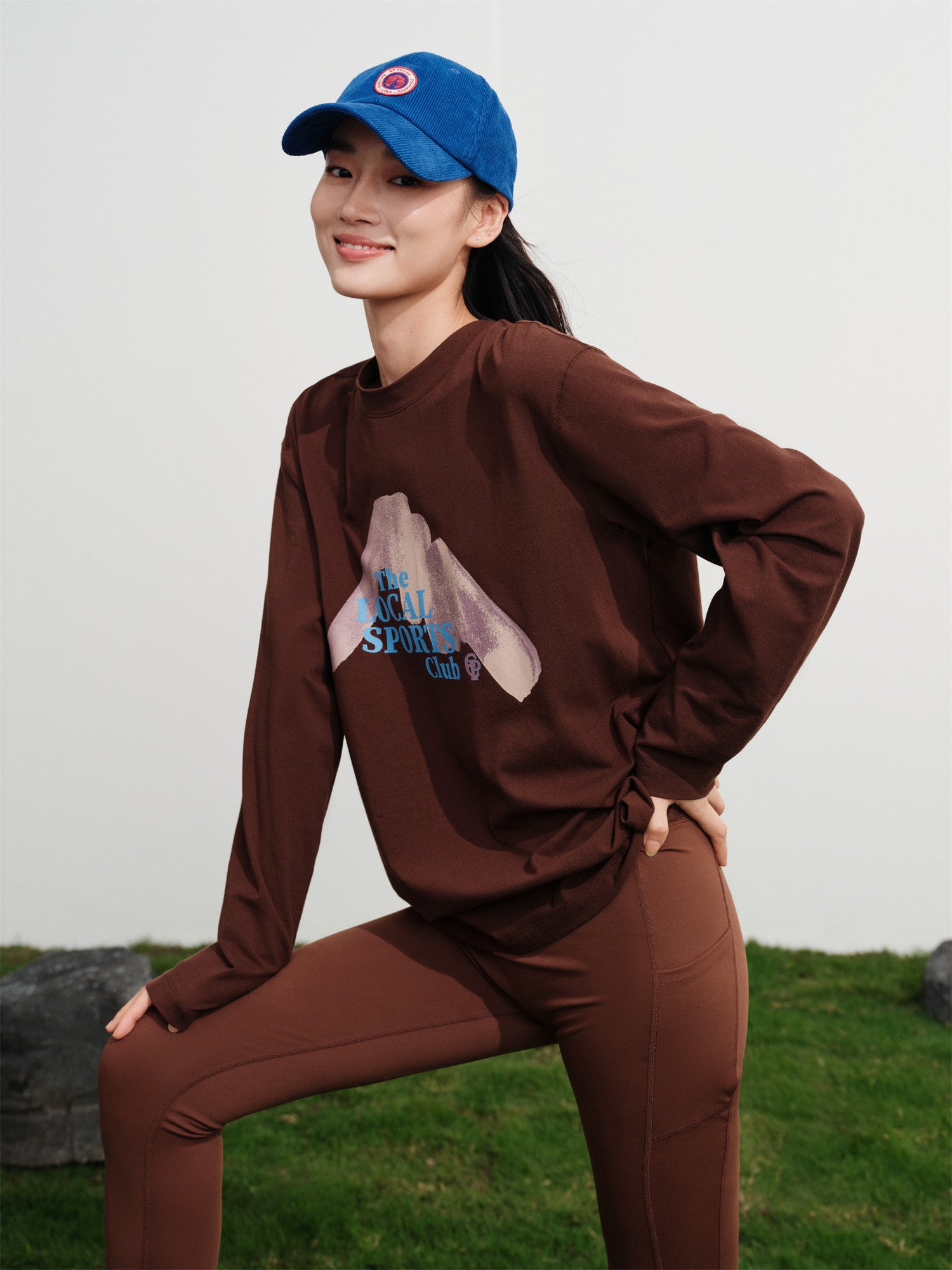 EP YAYING Long-Staple Cotton Sweatshirt EGKAC5309AK