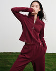 EP YAYING Contrast Double-Faced Wool Coat EGKIA1309AL