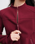 EP YAYING Contrast Double-Faced Wool Coat EGKIA1309AL