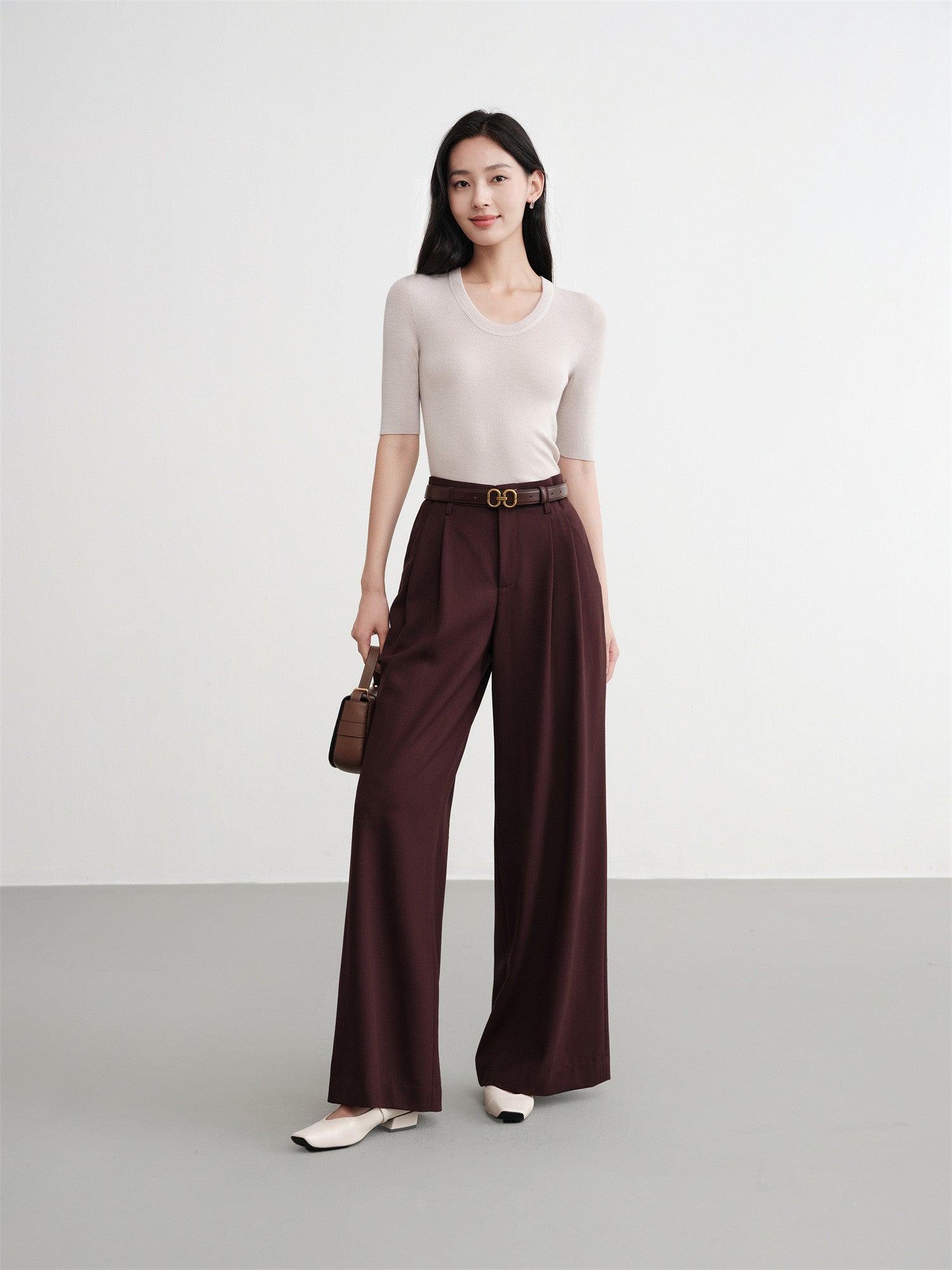 EP YAYING Straight-cut Commuter Suit Pants EGKAW6401AP