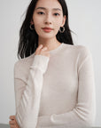 EP YAYING Wool Knit Top Sweater