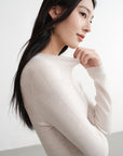 EP YAYING Wool Knit Top Sweater
