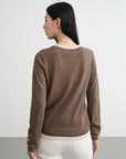 EP YAYING Heart-Shaped Neck Pullover EGKIR9916AT