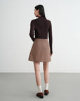 EP YAYING Plaid A-Line Skirt EGKIW3311AK