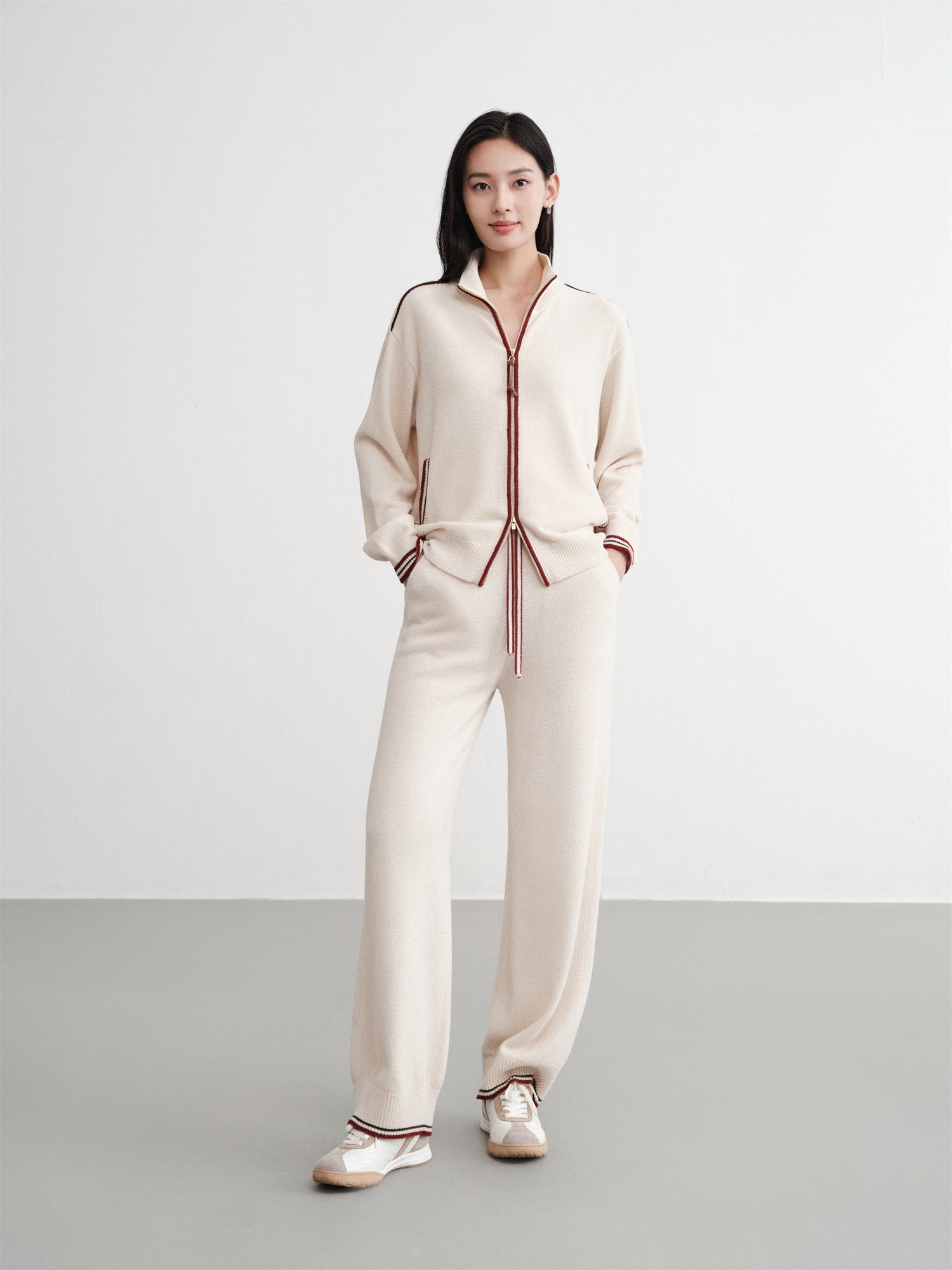 EP YAYING Mulberry Silk Knit Jacket EGKIS9123AW