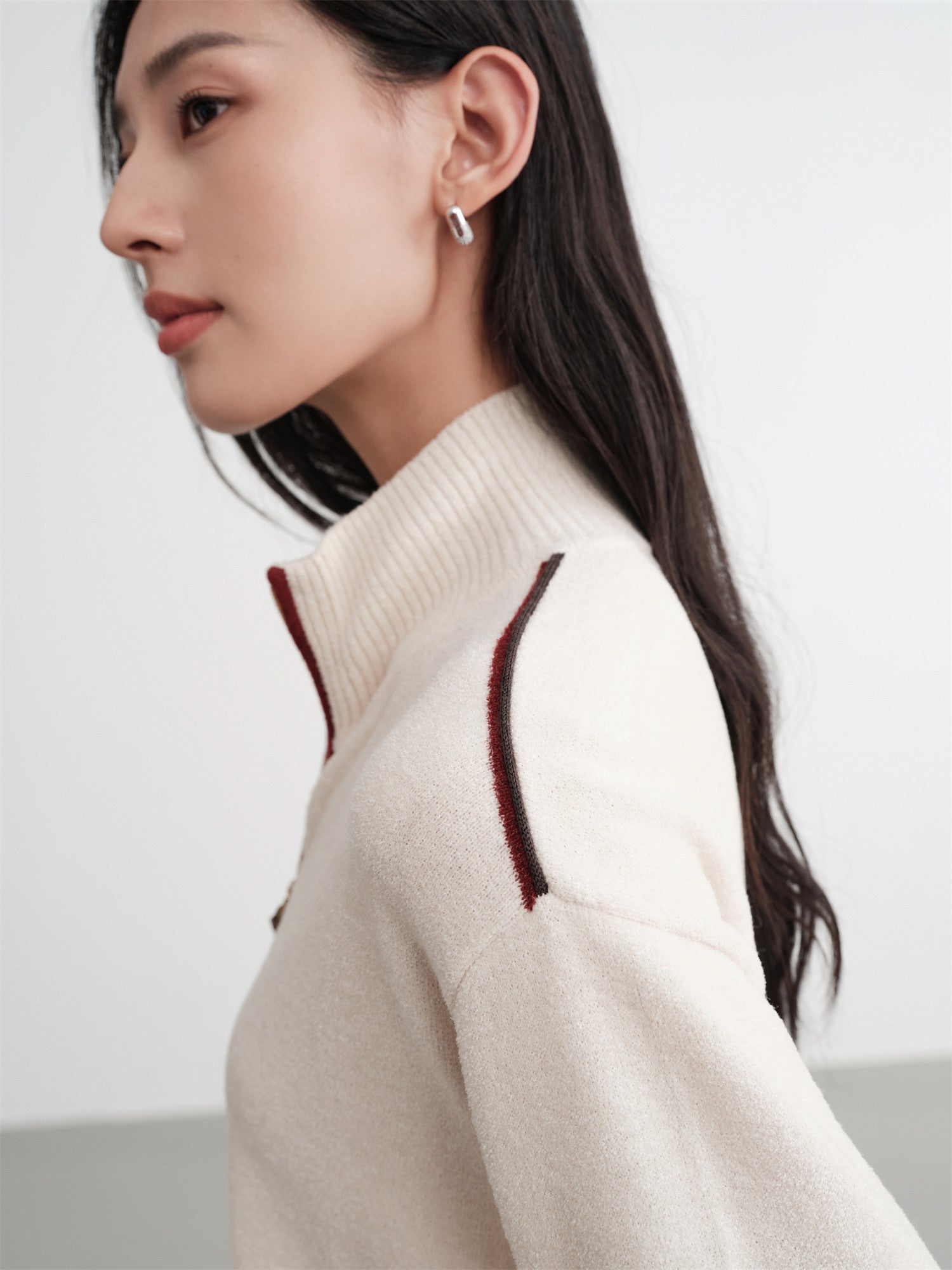 EP YAYING Mulberry Silk Knit Jacket EGKIS9123AW