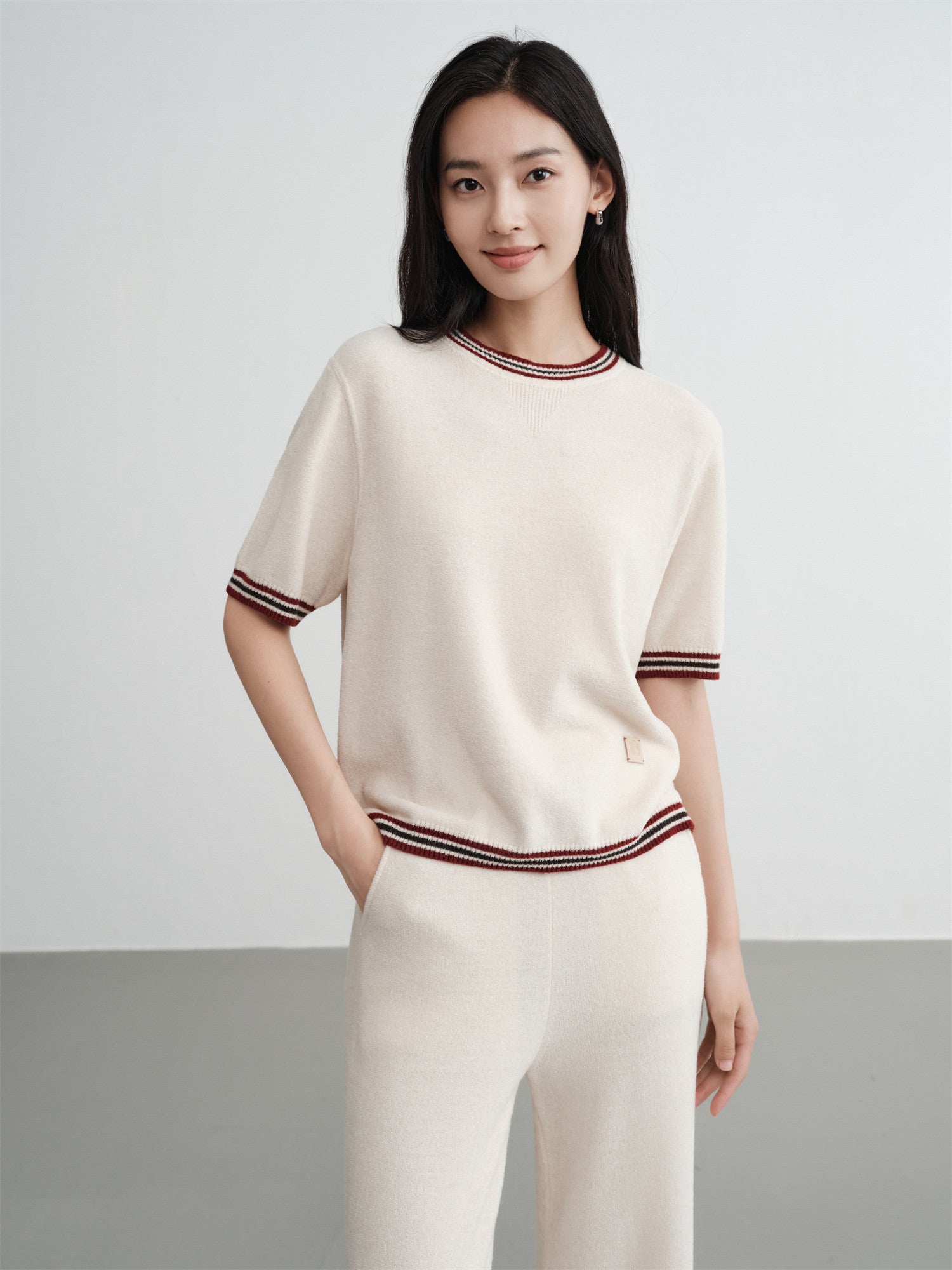 EP YAYING Mulberry Silk Knit Sweater EGKIS9530AW