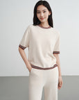 EP YAYING Mulberry Silk Knit Sweater EGKIS9530AW