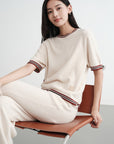 EP YAYING Mulberry Silk Knit Sweater EGKIS9530AW