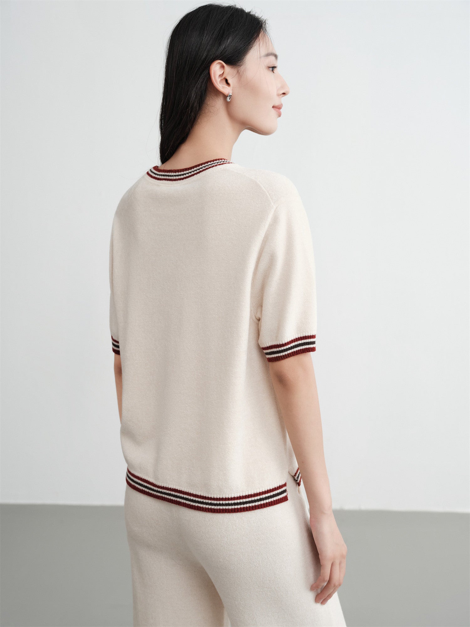 EP YAYING Mulberry Silk Knit Sweater EGKIS9530AW