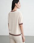 EP YAYING Mulberry Silk Knit Sweater EGKIS9530AW