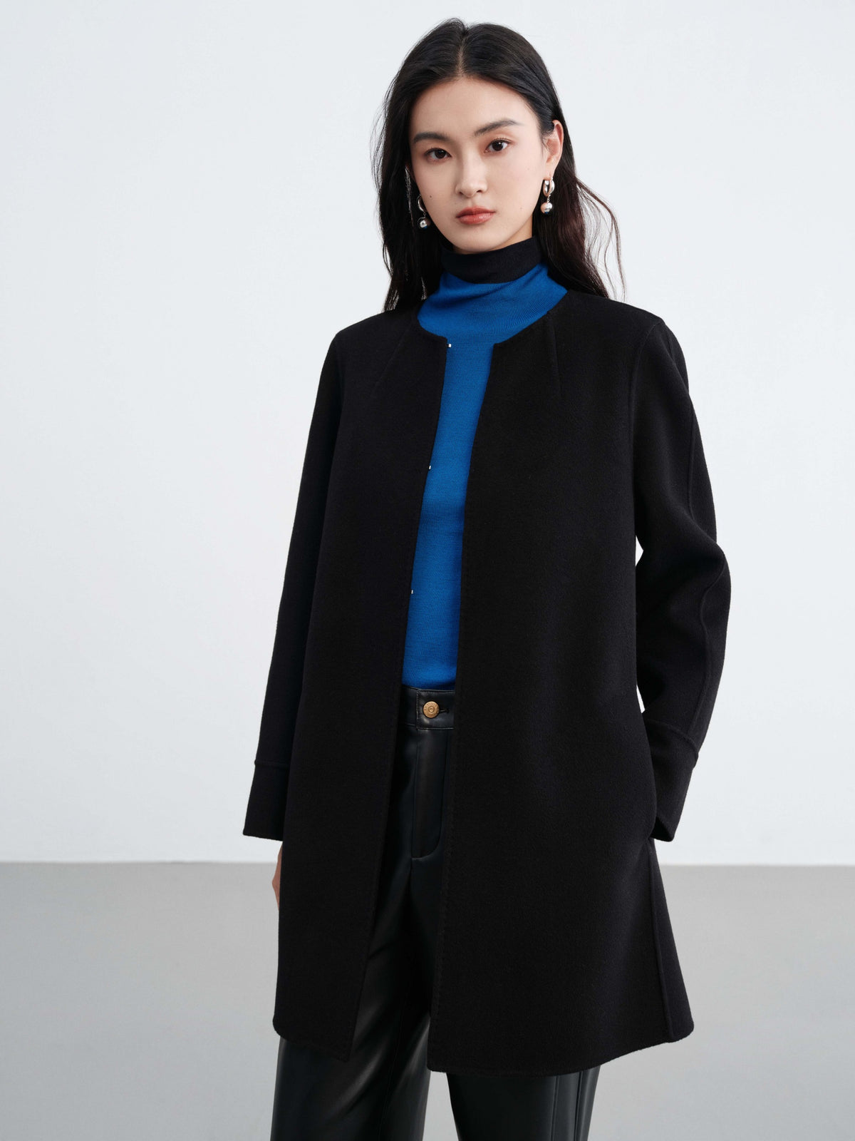 EP YAYING Wool Woolen Jacket