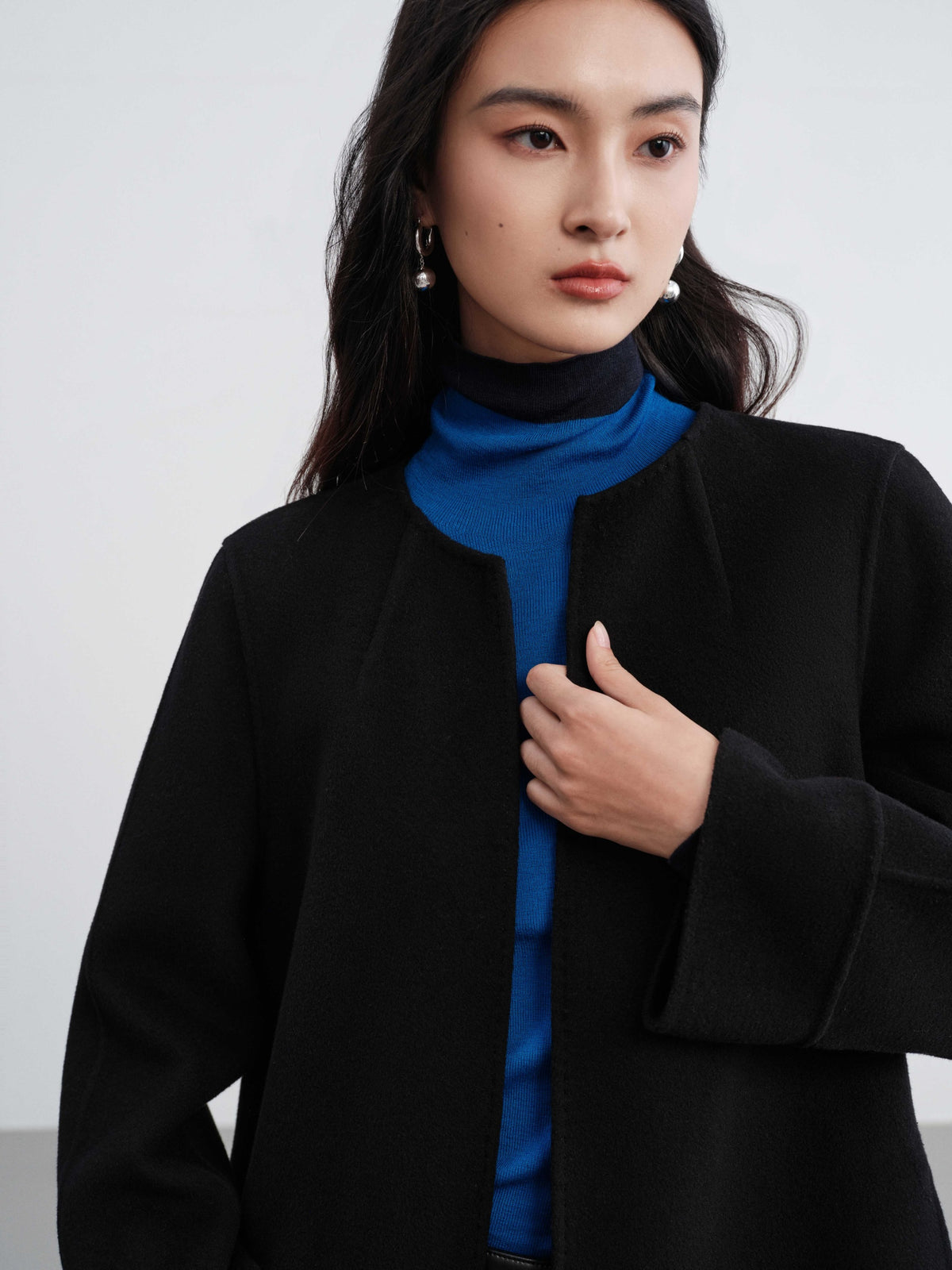 EP YAYING Wool Woolen Jacket