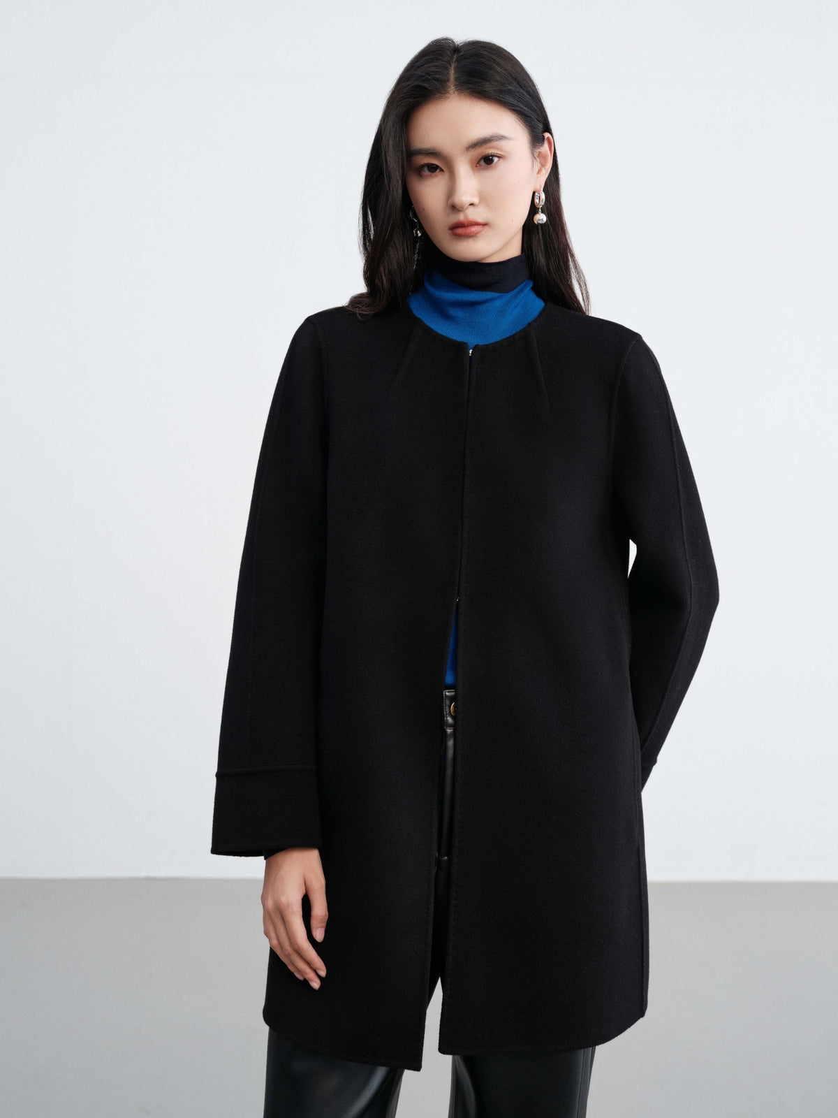 EP YAYING Wool Woolen Jacket