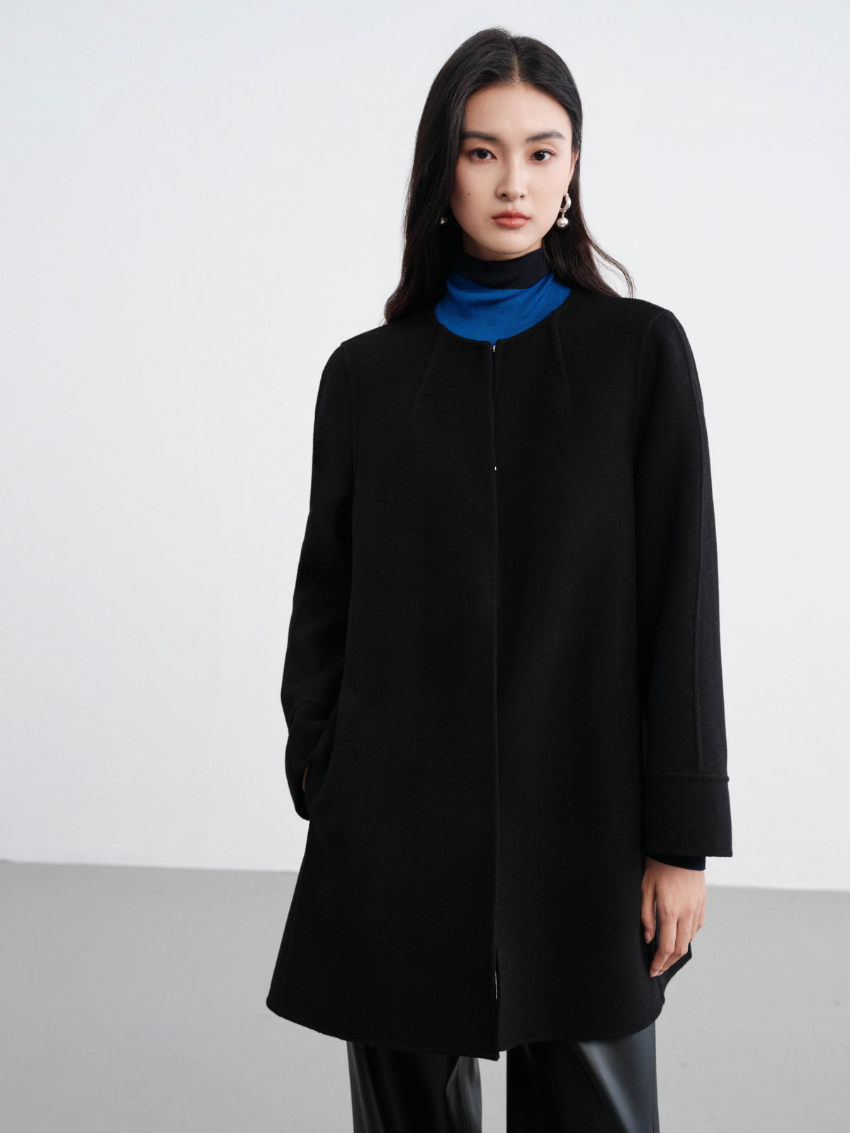 EP YAYING Wool Woolen Jacket