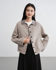 EP YAYING Reversible Double-Faced Wool Jacket