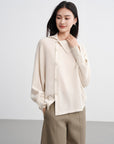EP YAYING Asymmetric Soft Knit Top Sweater