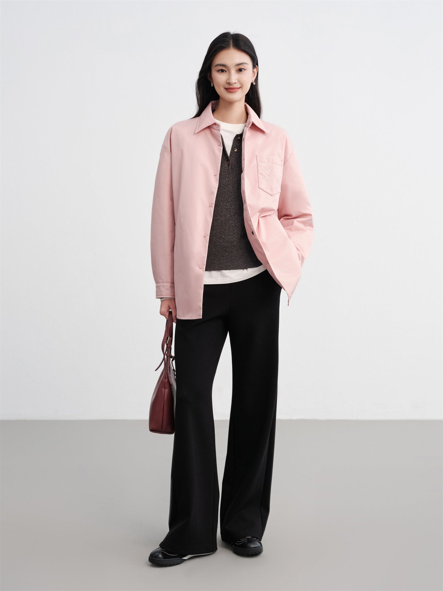 EP YAYING White Duck Down Pink Jacket EGKIAY919AF