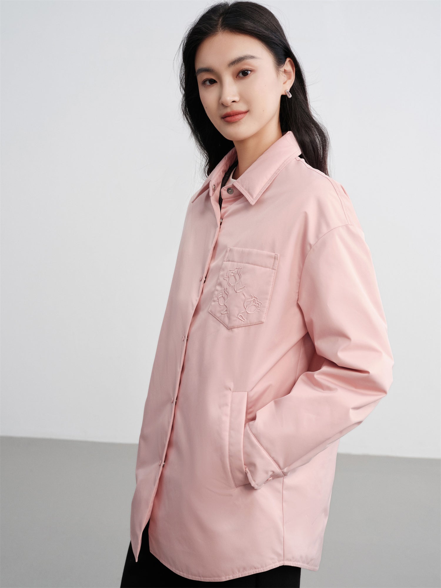 EP YAYING White Duck Down Pink Jacket EGKIAY919AF