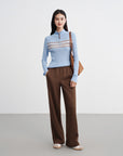 EP YAYING Jacquard Wool Sweater