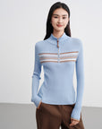 EP YAYING Jacquard Wool Sweater