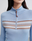 EP YAYING Jacquard Wool Sweater