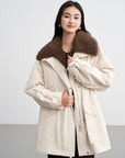 EP YAYING Wool Light Warm Parka