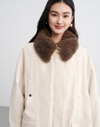 EP YAYING Wool Light Warm Parka