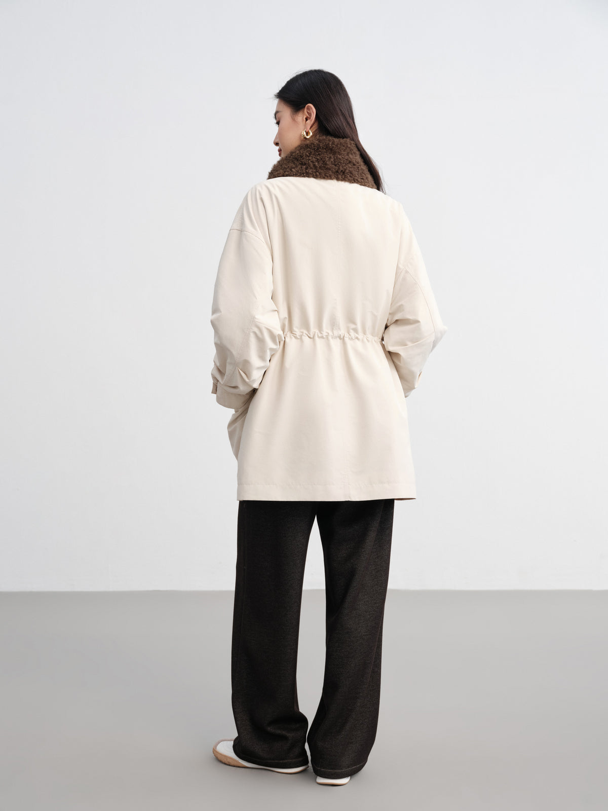 EP YAYING Wool Light Warm Parka