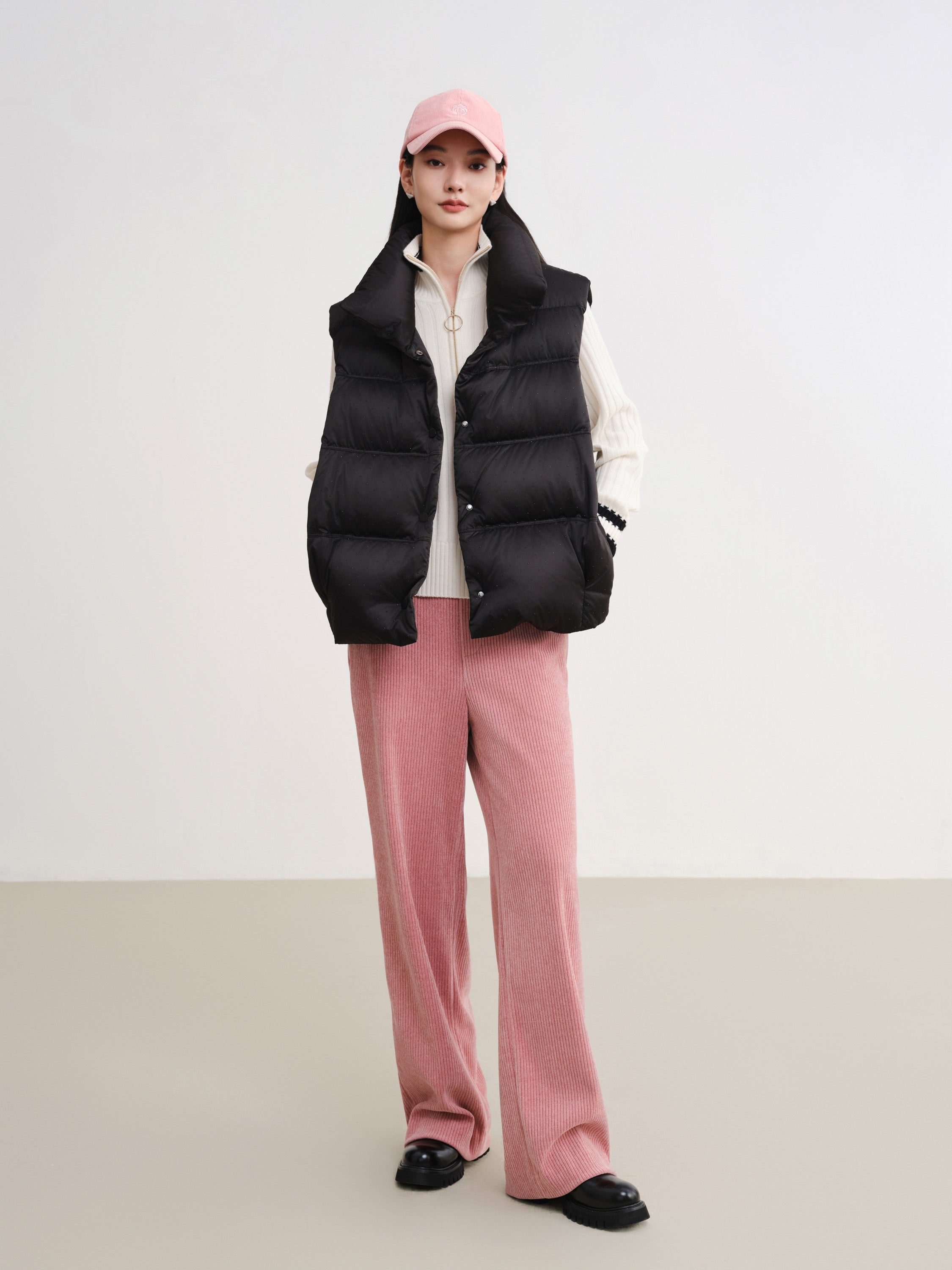 EP YAYING High-Neck Down Vest