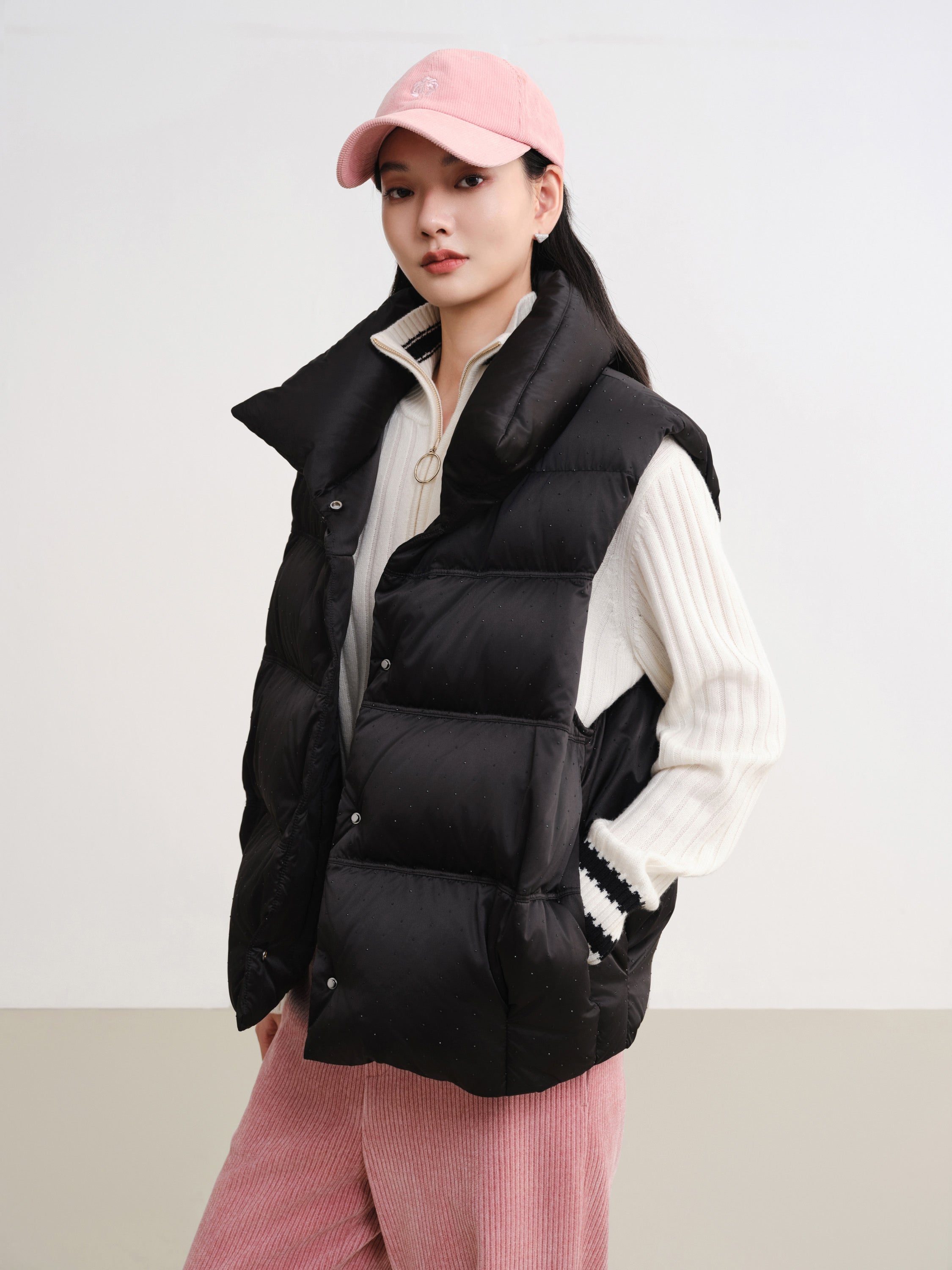EP YAYING High-Neck Down Vest