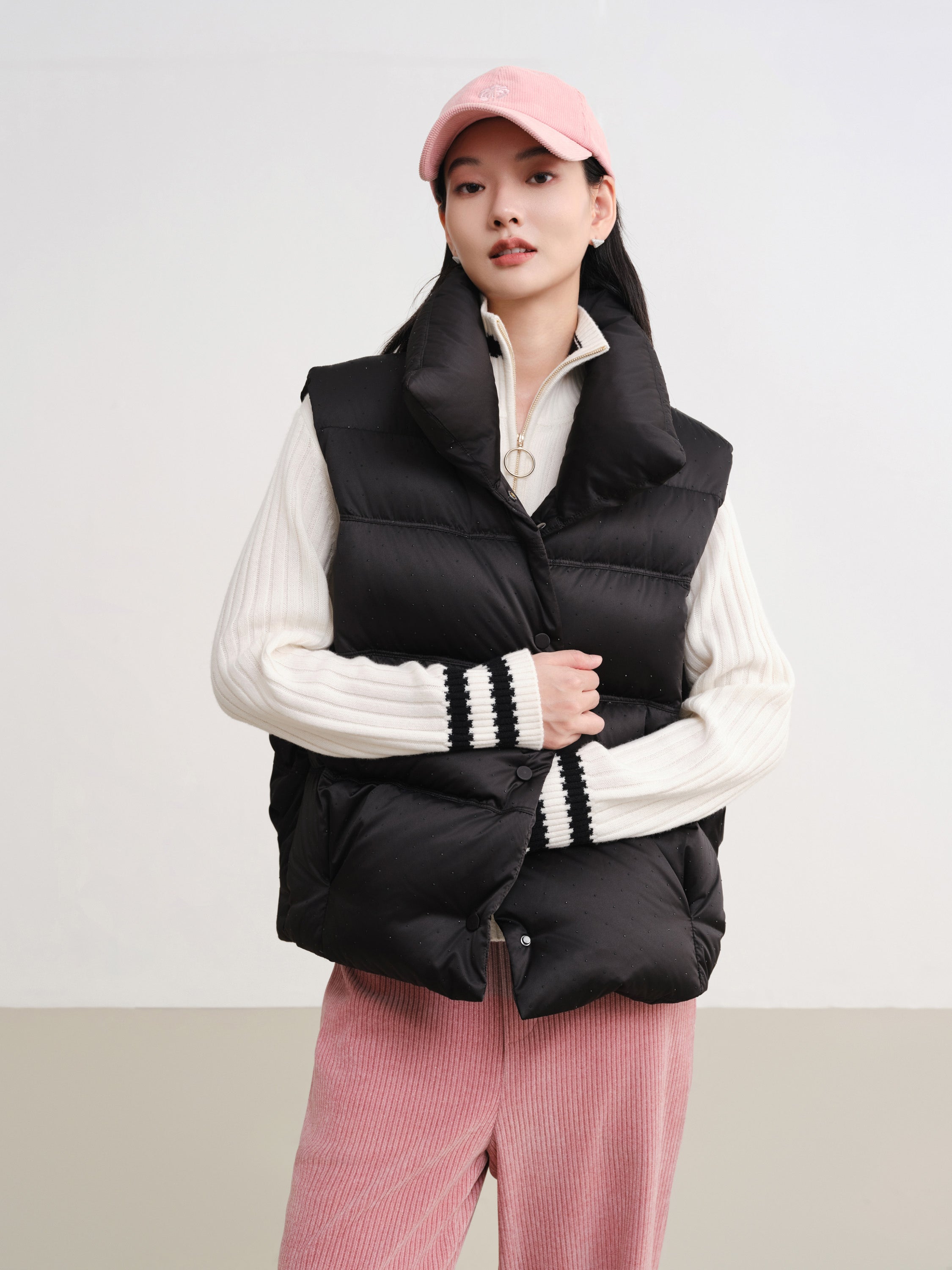 EP YAYING High-Neck Down Vest