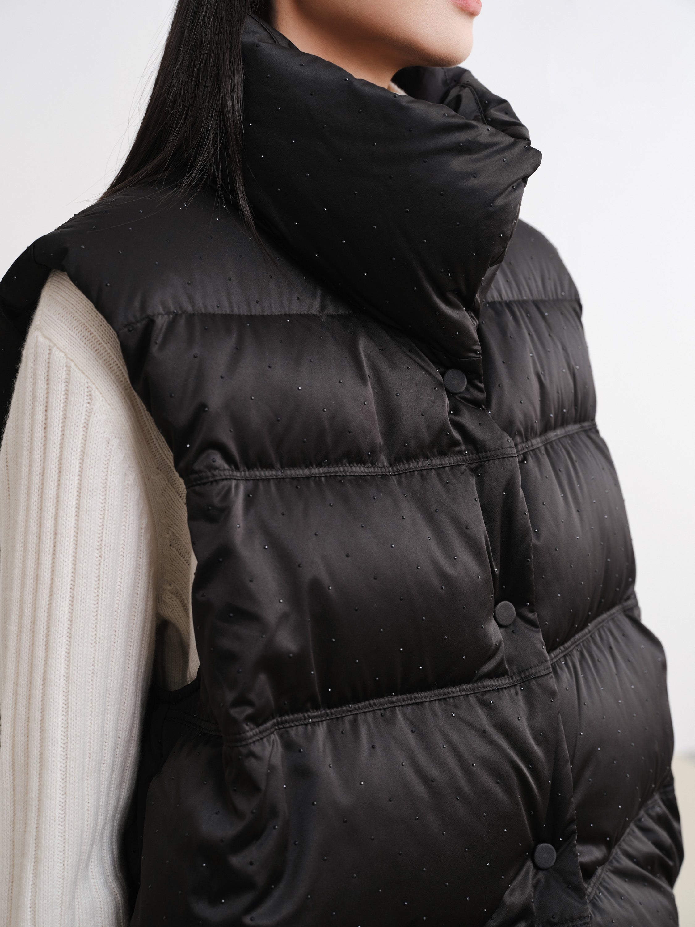 EP YAYING High-Neck Down Vest