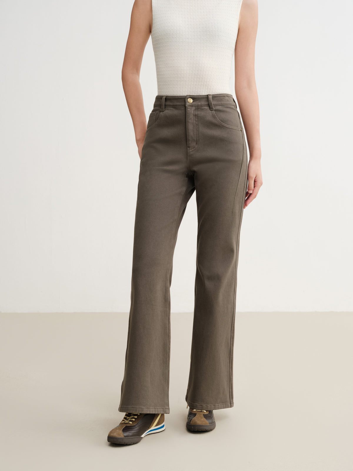 EP YAYING High-Waist Pants