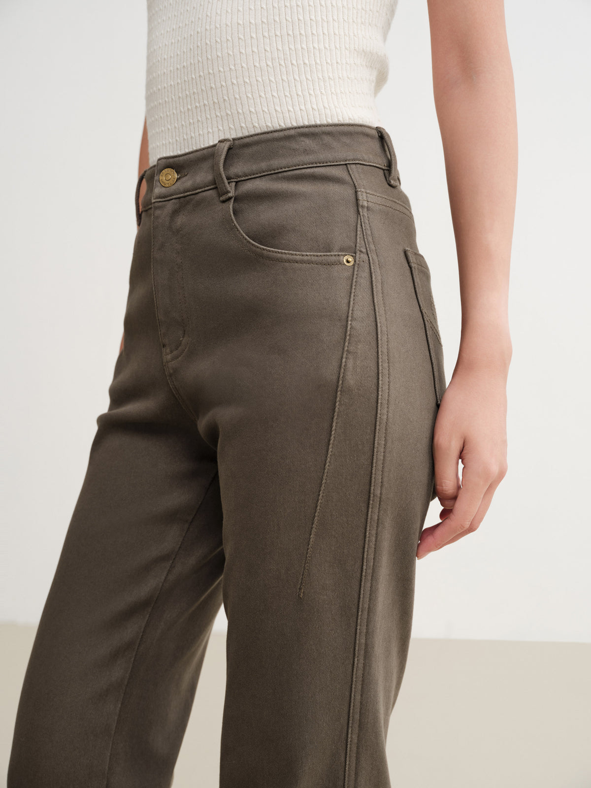 EP YAYING High-Waist Pants