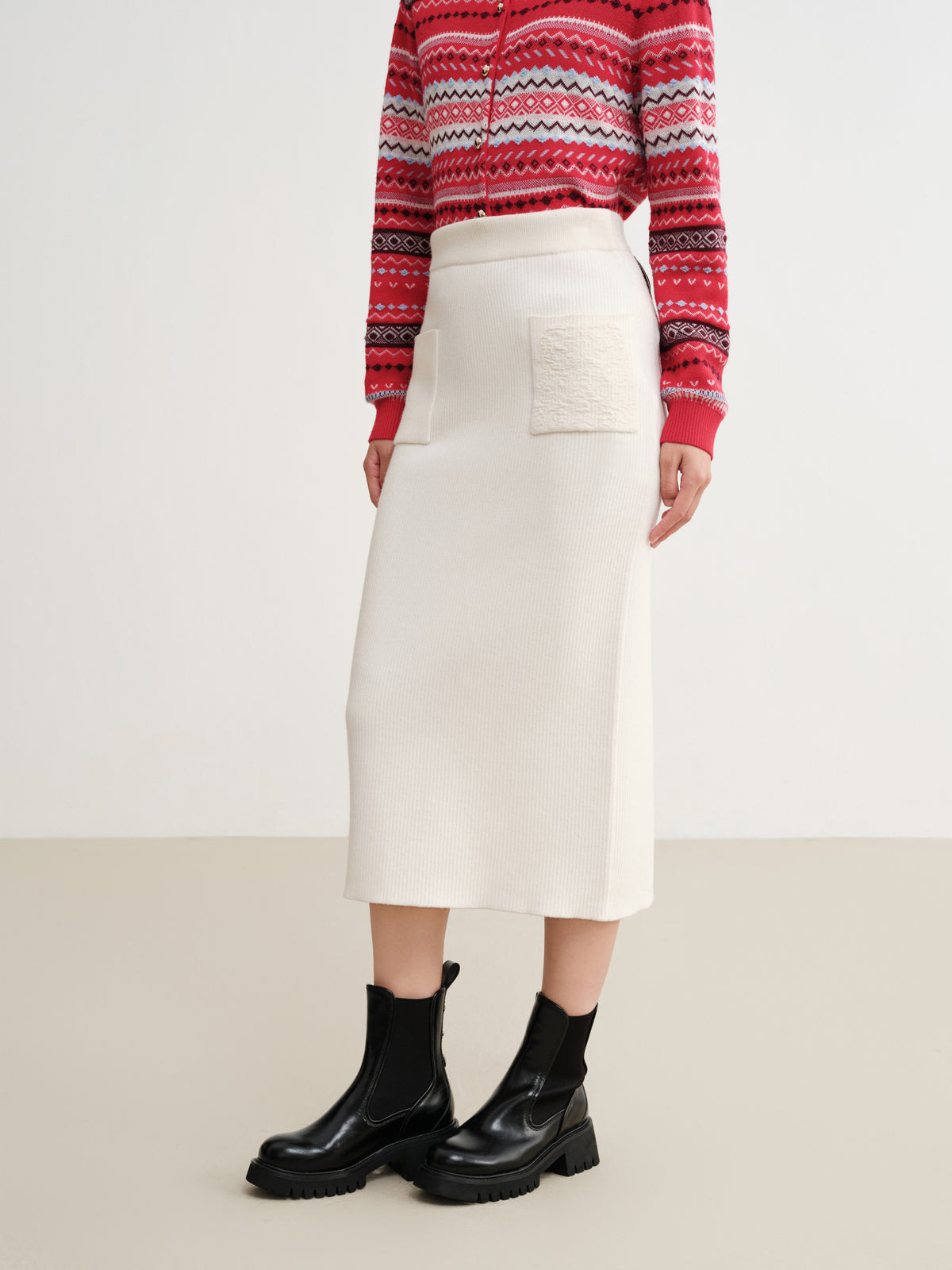 EP YAYING Wool Skirt