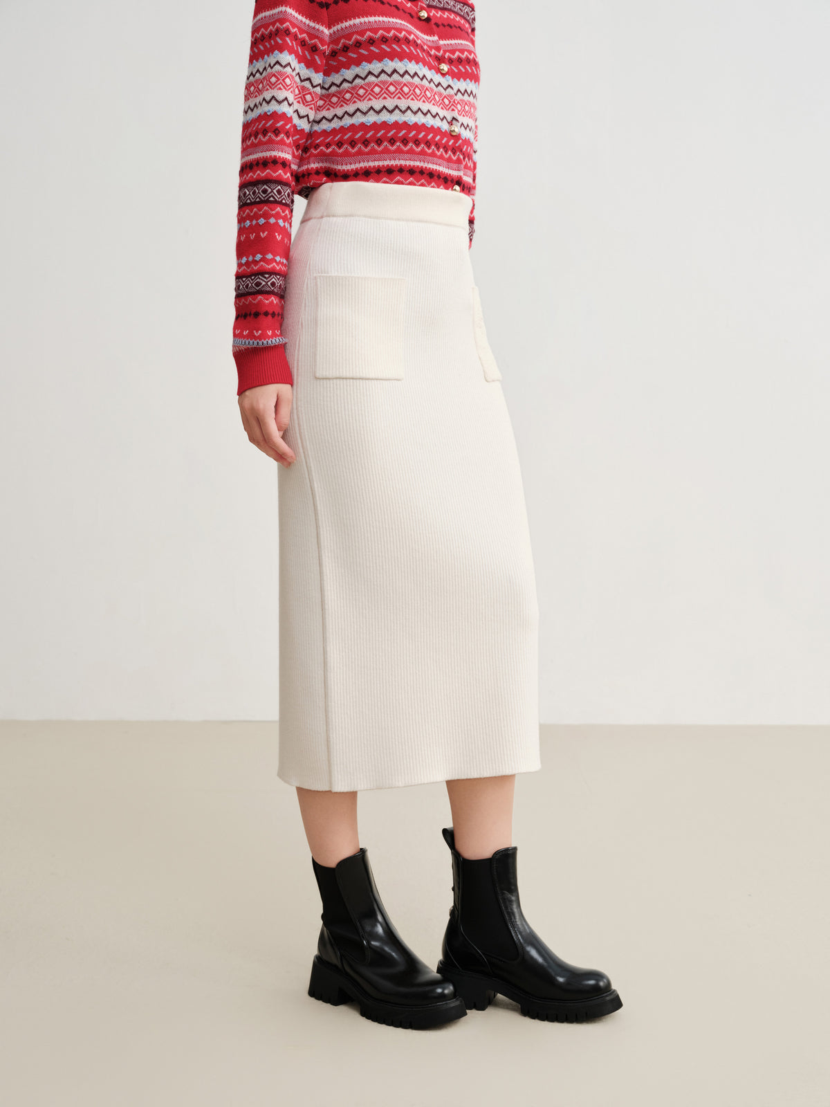 EP YAYING Wool Skirt
