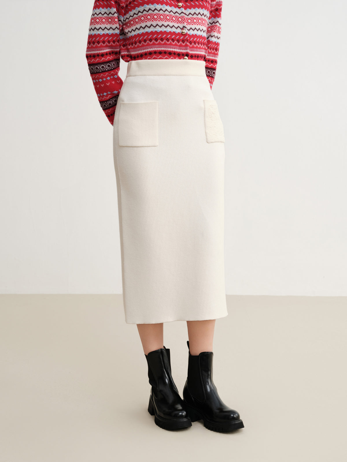 EP YAYING Wool Skirt