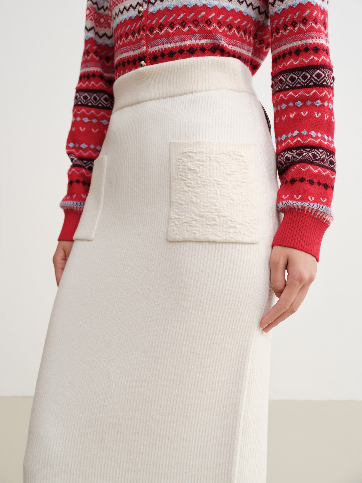 EP YAYING Wool Skirt