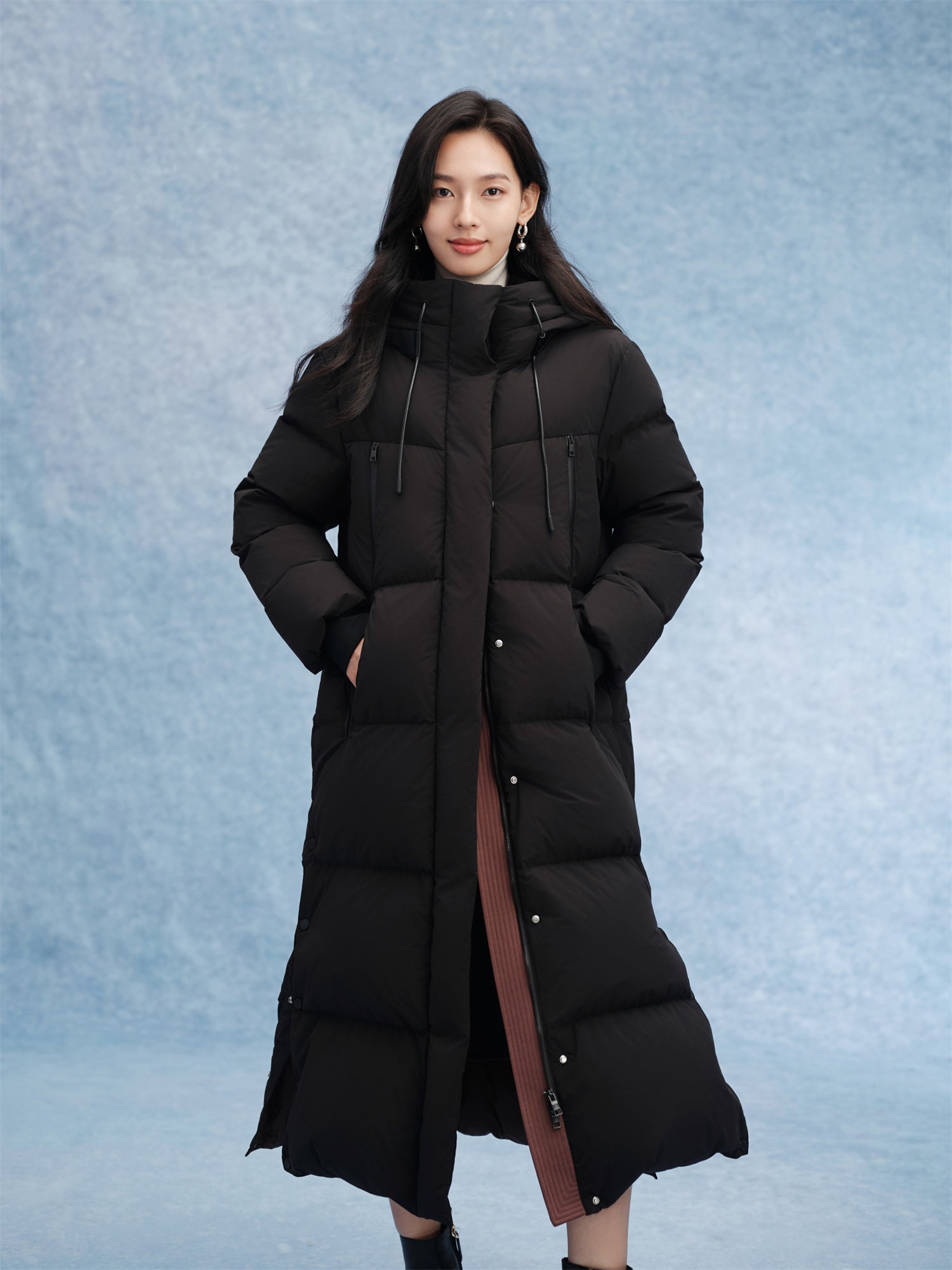 EP YAYING Thickened Warm Goose Down Coat EGKIAY205BH