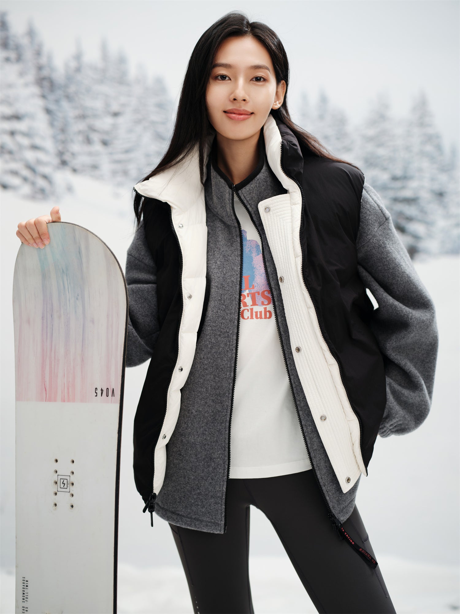 EP YAYING Reversible Down Vest EGKIAY017CW