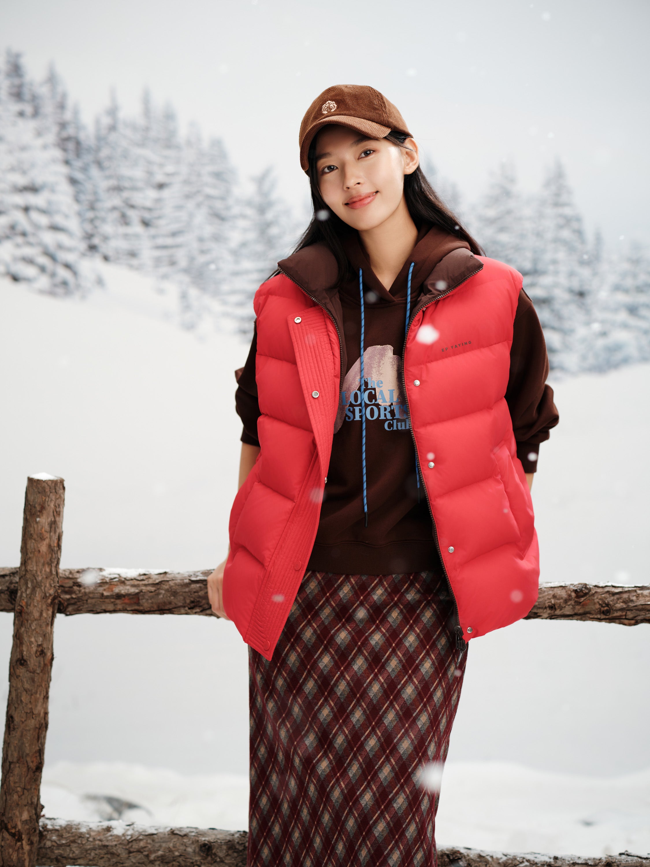 EP YAYING Reversible Down Vest