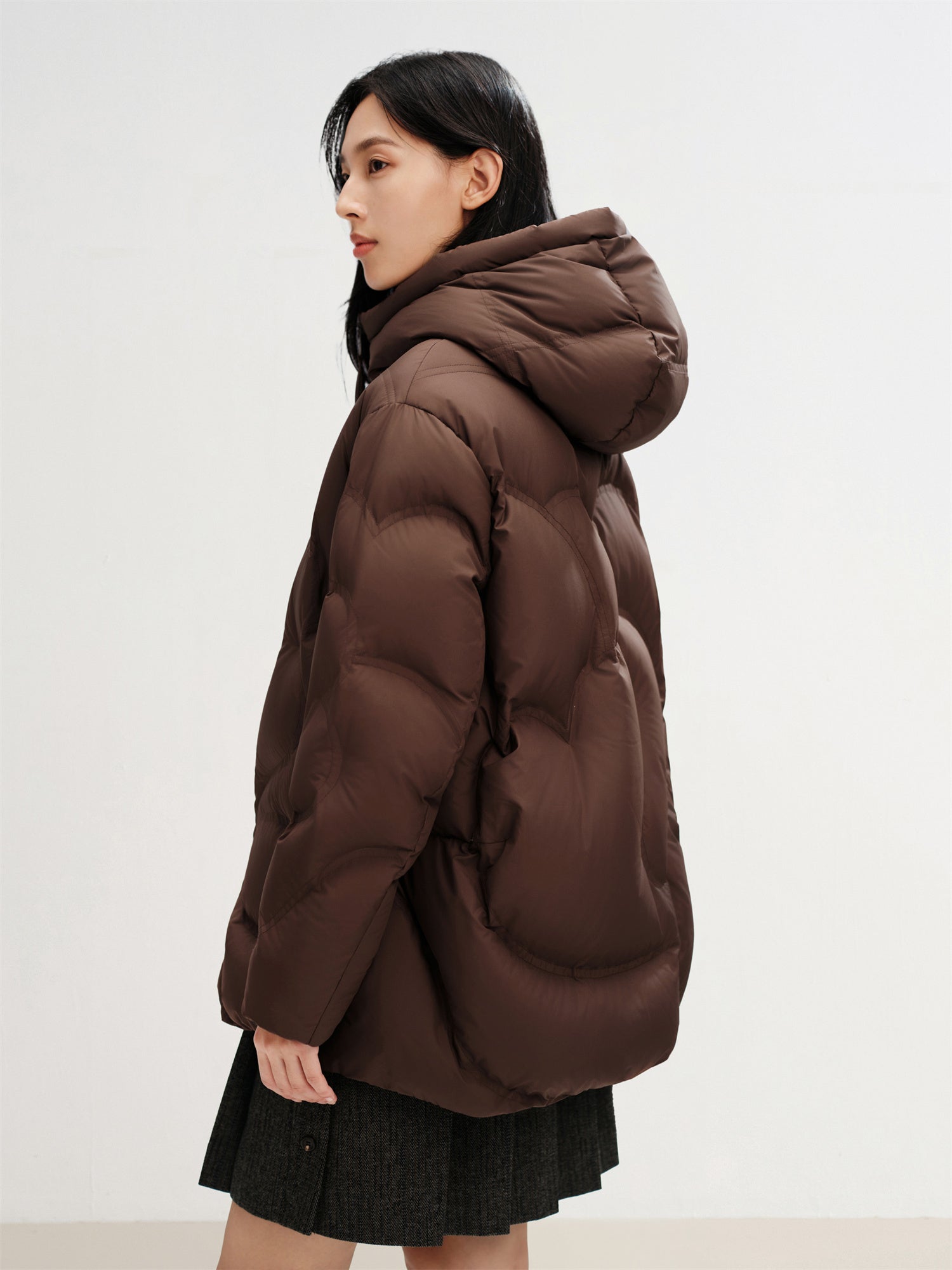 EP YAYING White Goose Down Puffer Jacket EGKIAY906AK