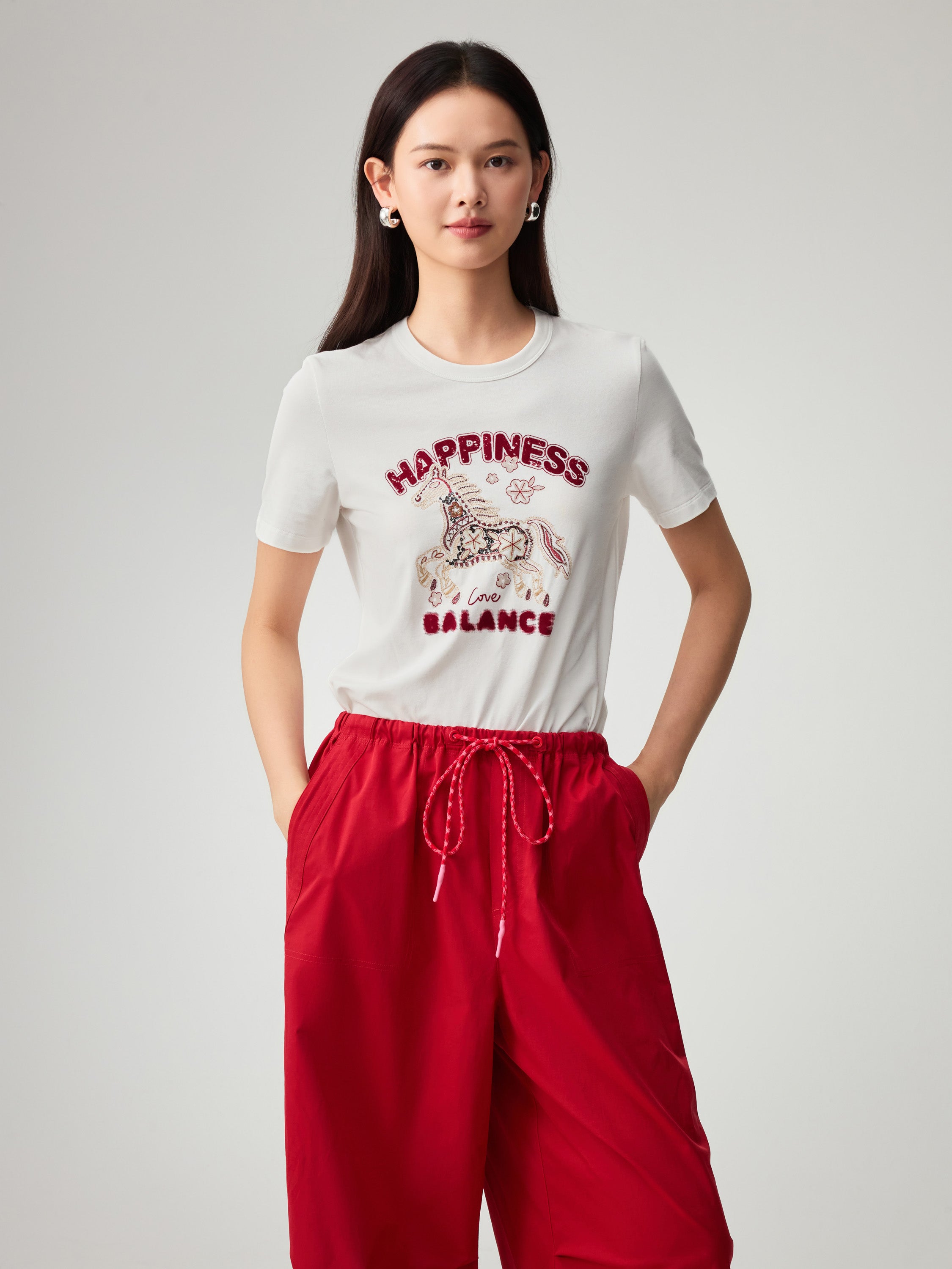 EP YAYING Cotton T-Shirt