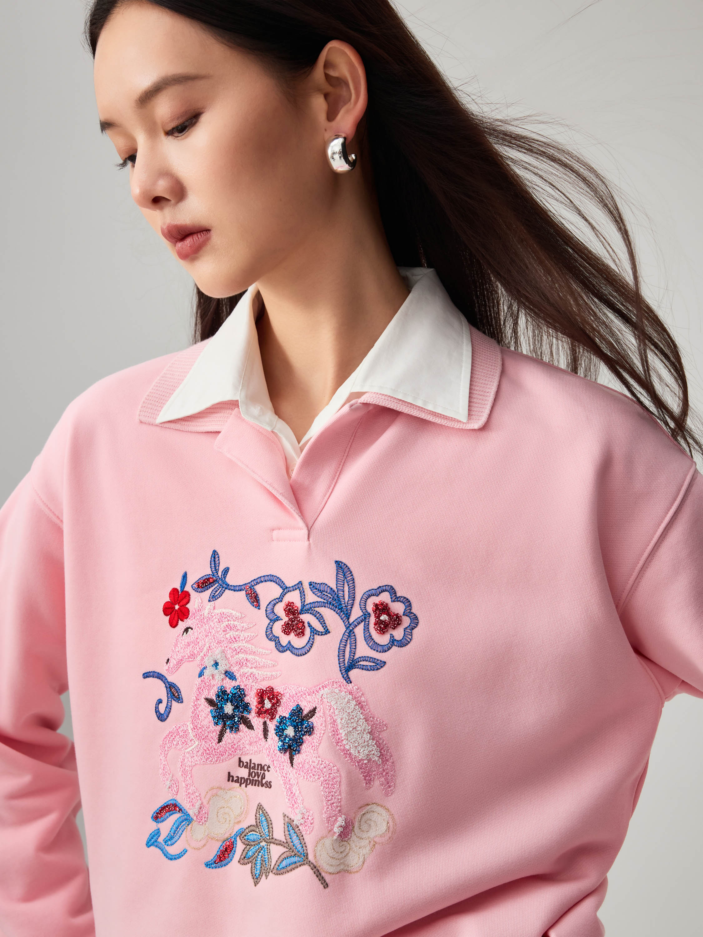 EP YAYING Polo Sweatshirt