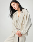 EP YAYING Sporty Knitted Sweatshirt